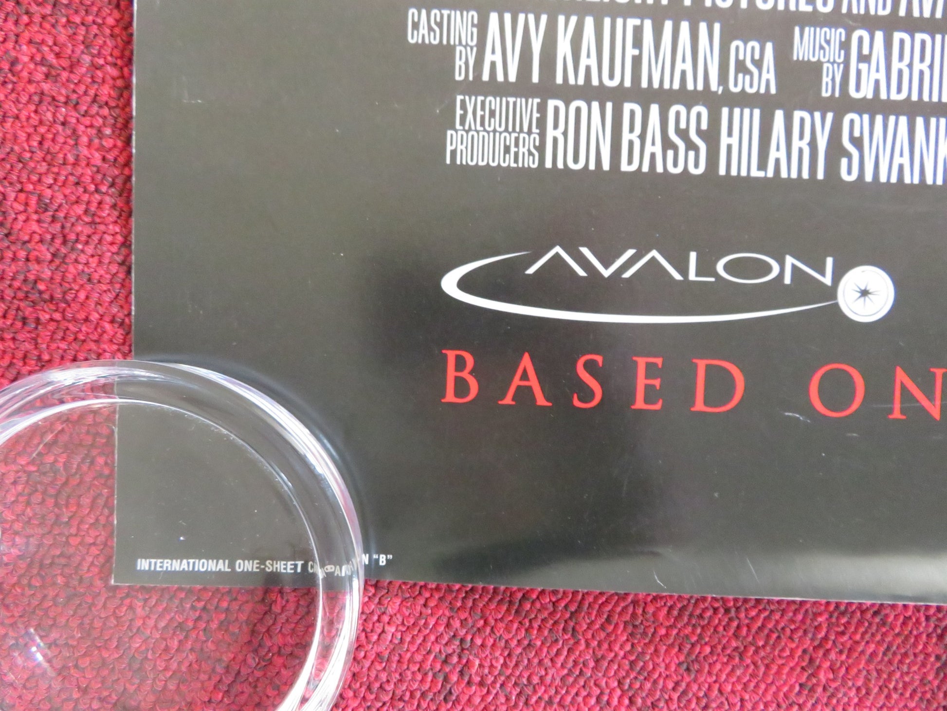 AMELIA US ONE SHEET ROLLED POSTER HILARY SWANK RICHARD GERE 2009 - Rendezvous Cinema