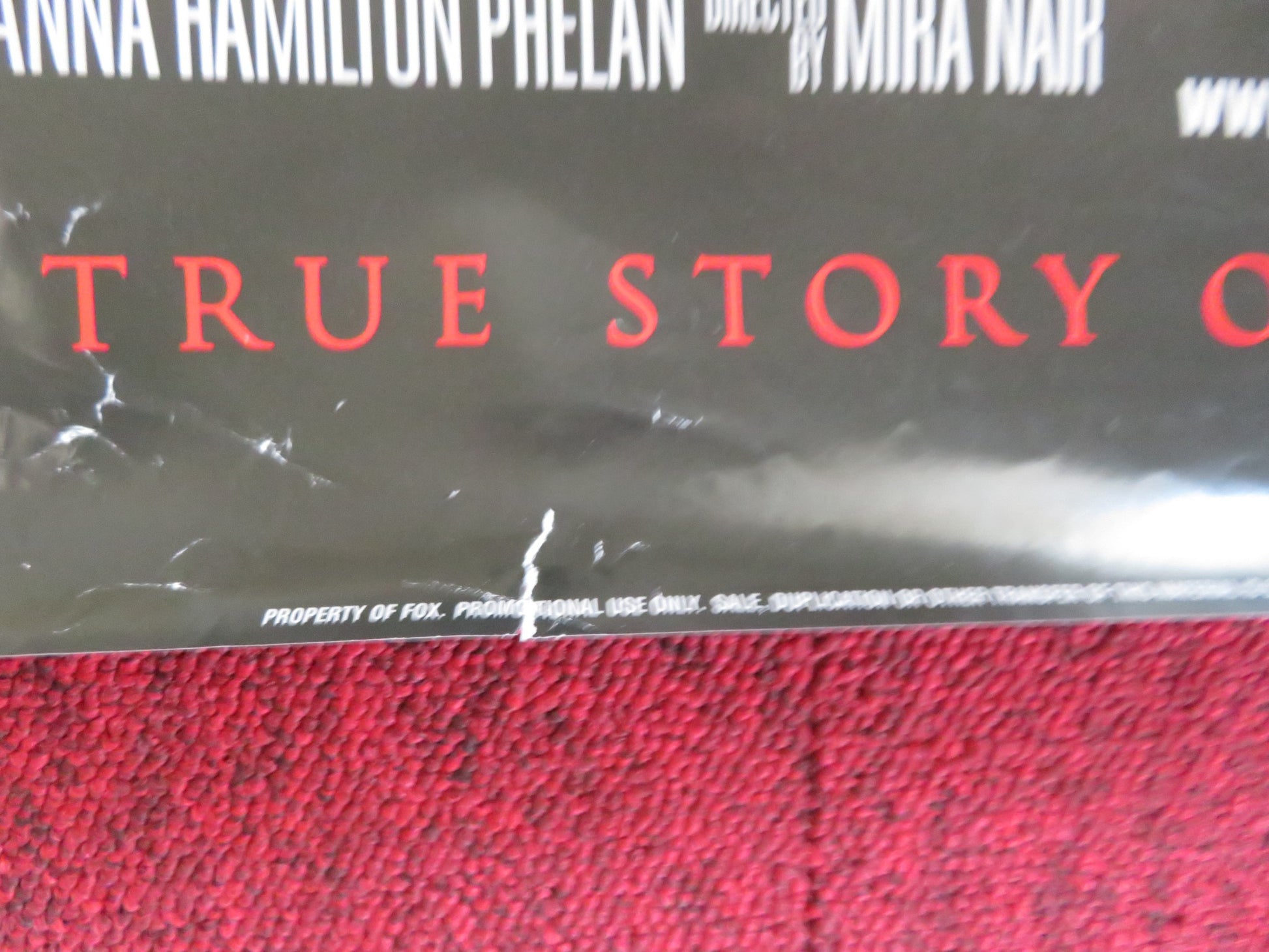 AMELIA US ONE SHEET ROLLED POSTER HILARY SWANK RICHARD GERE 2009 - Rendezvous Cinema