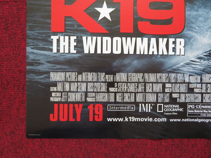 K19: THE WIDOWMAKER -A US ONE SHEET ROLLED POSTER HARRISON FORD LIAM NEESON 2002 - Rendezvous Cinema