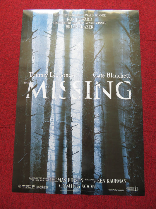 THE MISSING US ONE SHEET ROLLED POSTER CATE BLANCHETT TOMMY LEE JONES 2003 - Rendezvous Cinema