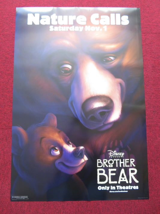 BROTHER BEAR - B US ONE SHEET ROLLED POSTER JOAQUIN PHOENIX JEREMY SUAREZ 2003 - Rendezvous Cinema