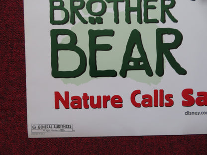 BROTHER BEAR - A US ONE SHEET ROLLED POSTER JOAQUIN PHOENIX JEREMY SUAREZ 2003 - Rendezvous Cinema