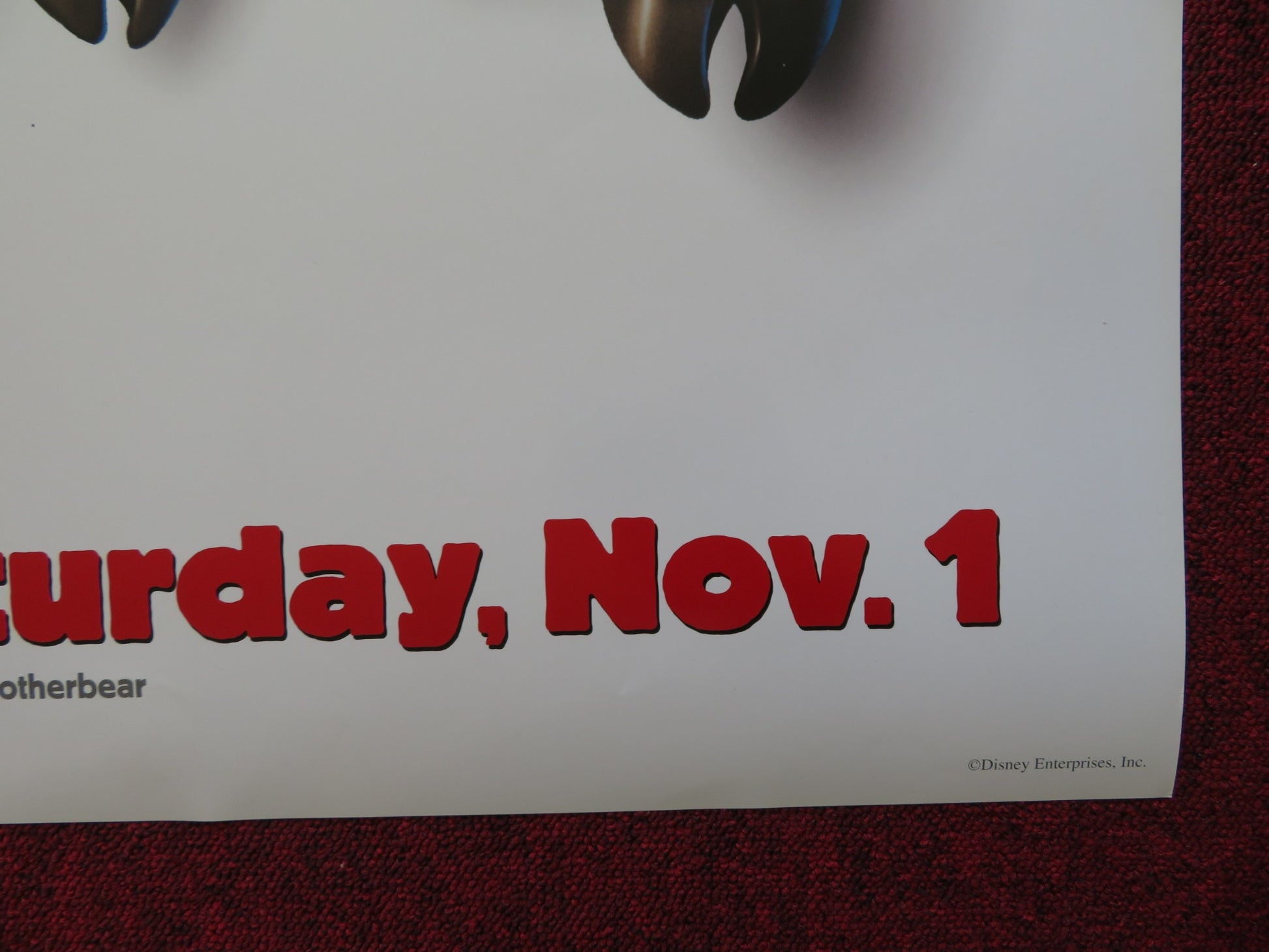 BROTHER BEAR - A US ONE SHEET ROLLED POSTER JOAQUIN PHOENIX JEREMY SUAREZ 2003 - Rendezvous Cinema