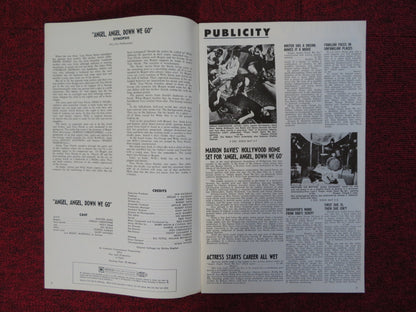 ANGEL, ANGEL, DOWN WE GO UNCUT AMERICAN INTERNATIONAL PRESS BOOK J. JONES 1969 - Rendezvous Cinema
