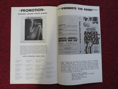 ANGEL, ANGEL, DOWN WE GO UNCUT AMERICAN INTERNATIONAL PRESS BOOK J. JONES 1969 - Rendezvous Cinema