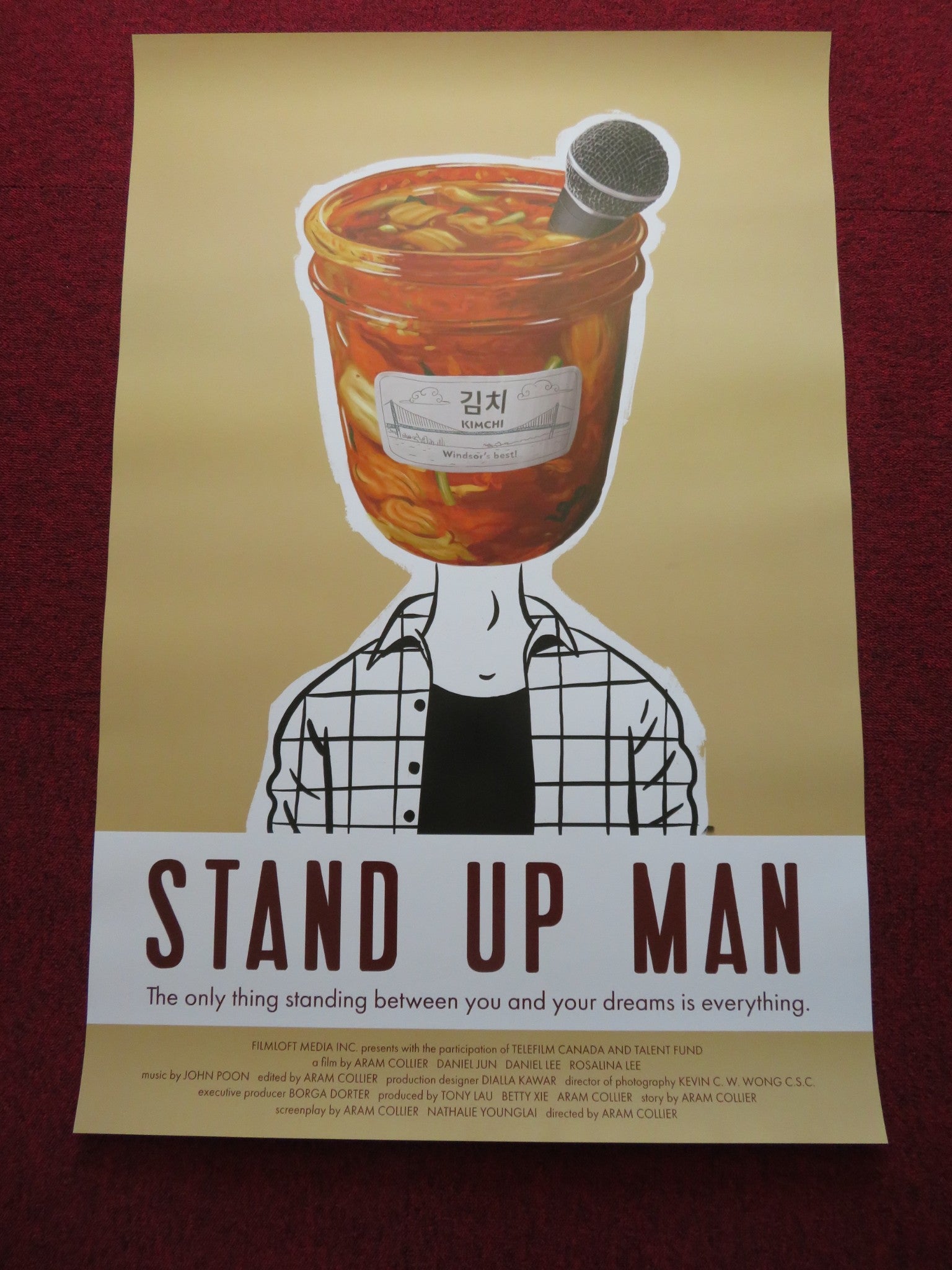 STAND UP MAN US ONE SHEET ROLLED POSTER DANIEL JUN DANIEL DAEGUN LEE 2017 - Rendezvous Cinema