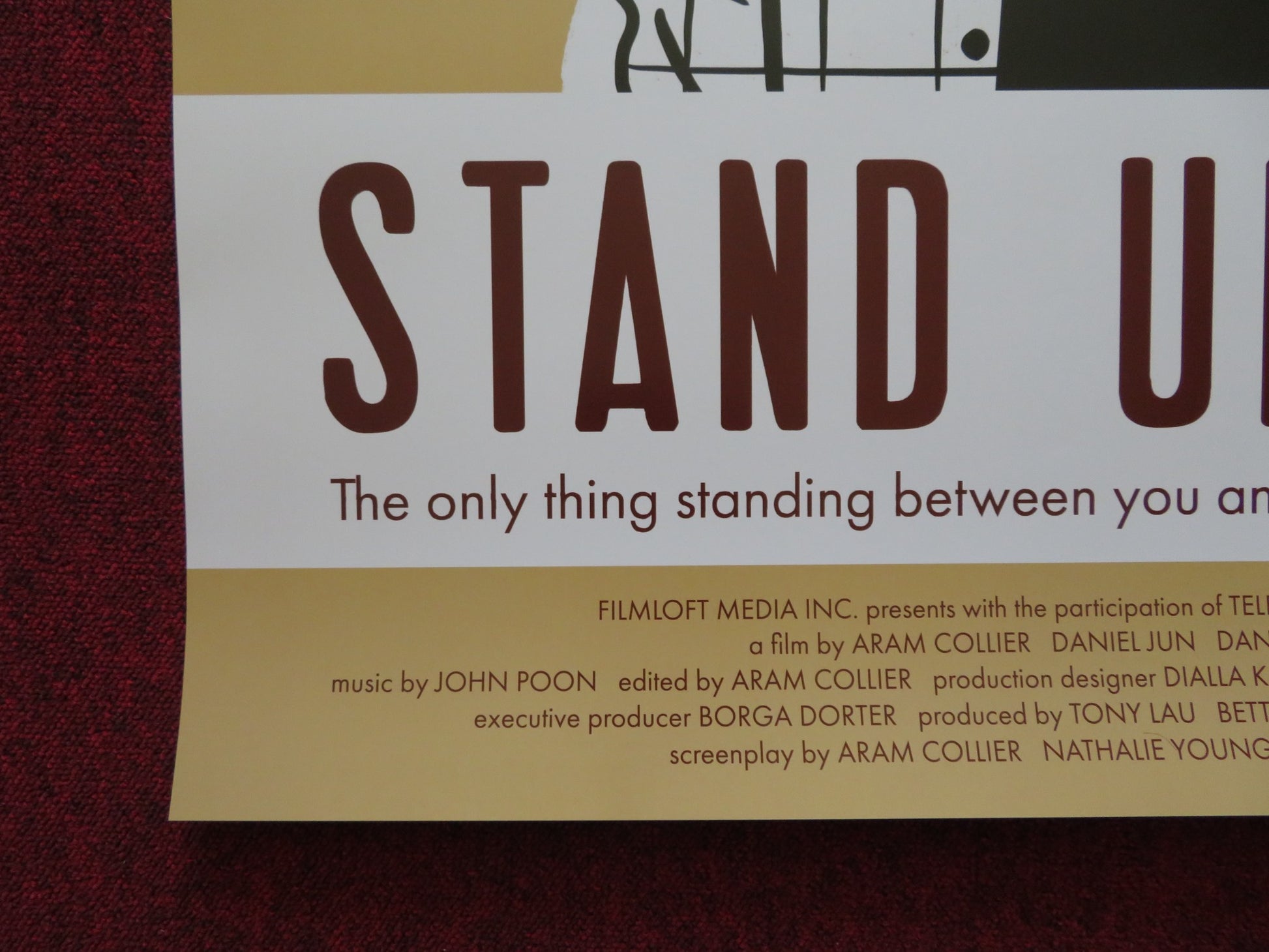 STAND UP MAN US ONE SHEET ROLLED POSTER DANIEL JUN DANIEL DAEGUN LEE 2017 - Rendezvous Cinema