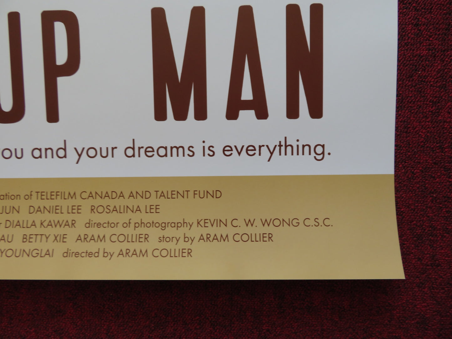 STAND UP MAN US ONE SHEET ROLLED POSTER DANIEL JUN DANIEL DAEGUN LEE 2017 - Rendezvous Cinema