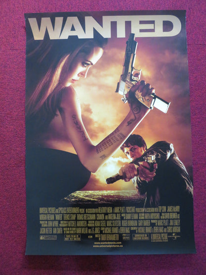 WANTED US ONE SHEET ROLLED POSTER JAMES MCAVOY MORGAN FREEMAN 2008 - Rendezvous Cinema