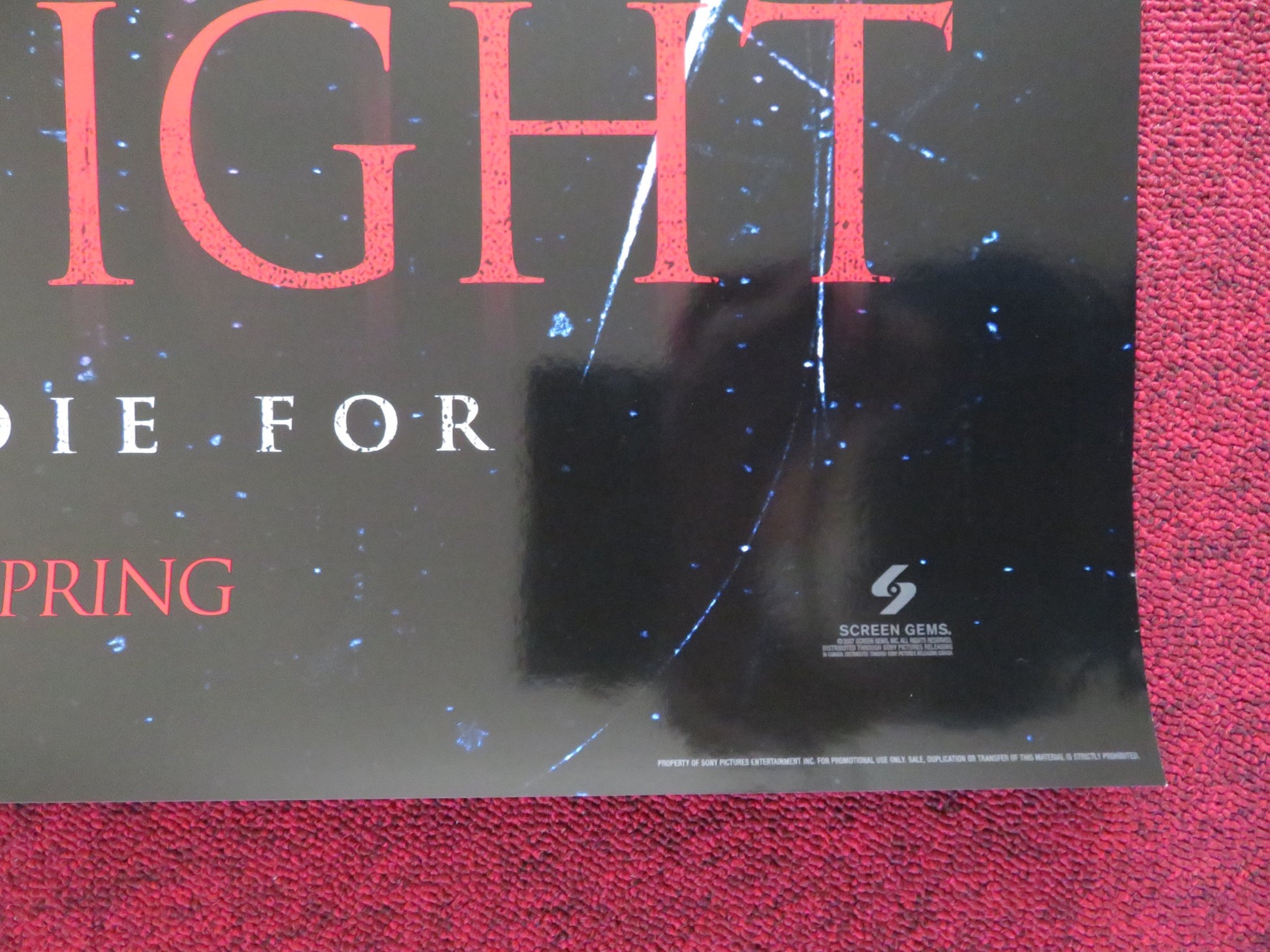 PROM NIGHT US ONE SHEET ROLLED POSTER BRITTANY SNOW SCOTT PORTER 2008 - Rendezvous Cinema