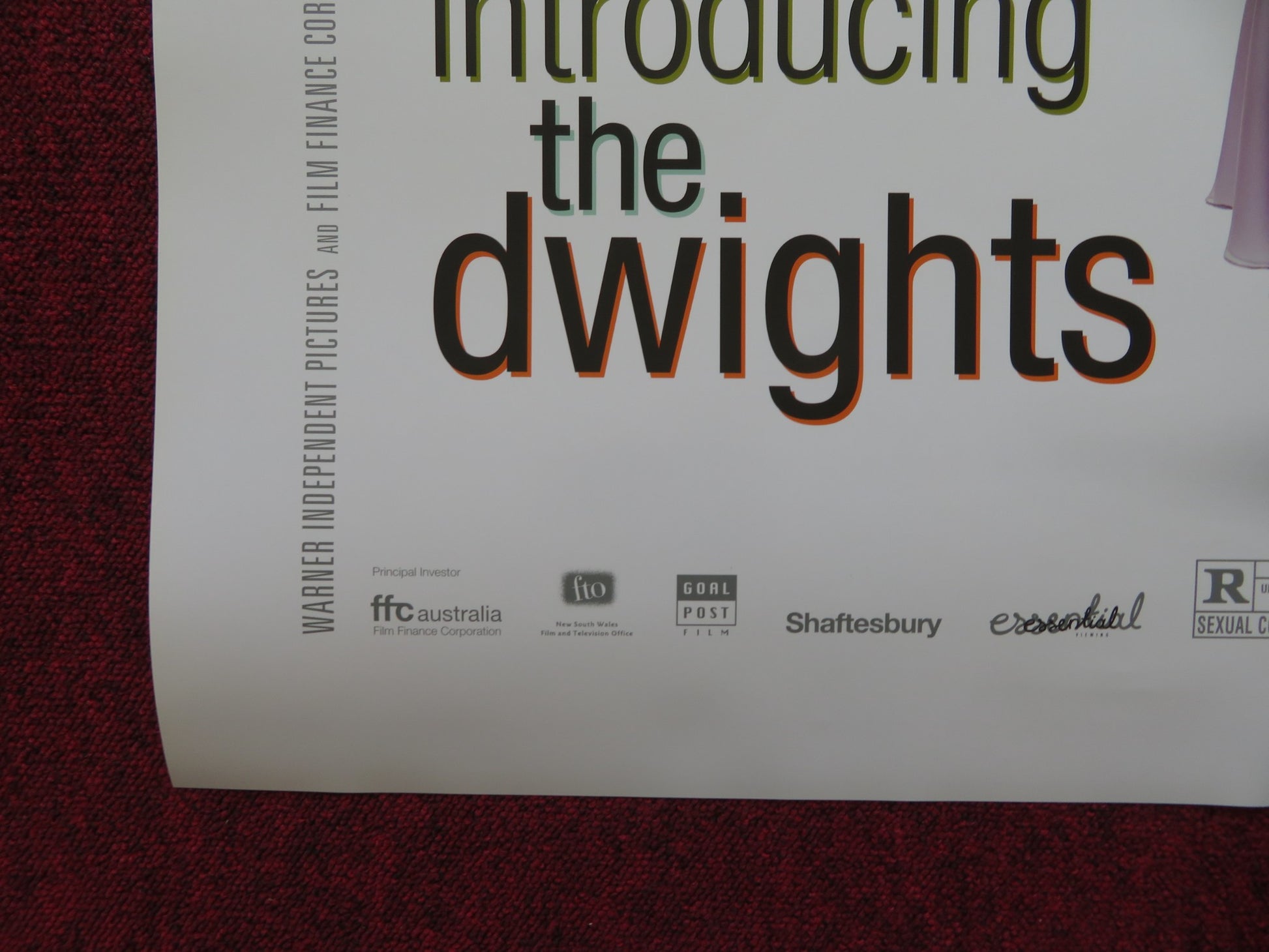 INTRODUCING THE DWIGHTS US ONE SHEET ROLLED POSTER BRENDA BLETHYN R. GIBNEY 2007 - Rendezvous Cinema