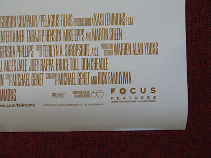 TALK TO ME US ONE SHEET ROLLED POSTER DON CHEADLE CHIWETEL EJIOFOR 2007 - Rendezvous Cinema