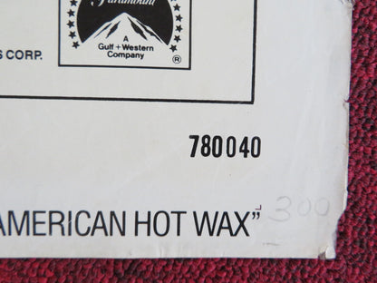 AMERICAN HOT WAX FOLDED US ONE SHEET POSTER TIM MCINTIRE JAY LENO 1978 - Rendezvous Cinema