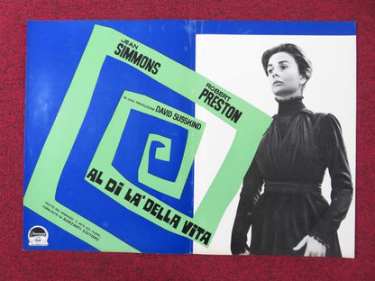 ALL THE WAY HOME - B ITALIAN FOTOBUSTA POSTER JEAN SIMMONS ROBERT PRESTON 1963 - Rendezvous Cinema