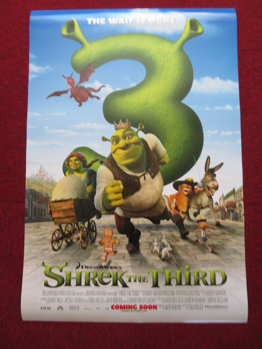 SHREK THE THIRD US ONE SHEET ROLLED POSTER MIKE MYERS EDDIE MURPHY 2007