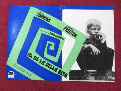 ALL THE WAY HOME - F ITALIAN FOTOBUSTA POSTER JEAN SIMMONS ROBERT PRESTON 1963 - Rendezvous Cinema