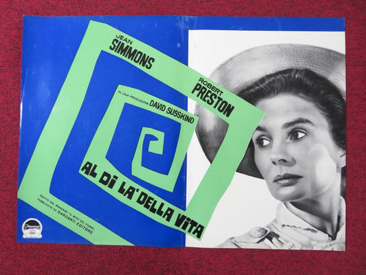 ALL THE WAY HOME - G ITALIAN FOTOBUSTA POSTER JEAN SIMMONS ROBERT PRESTON 1963 - Rendezvous Cinema