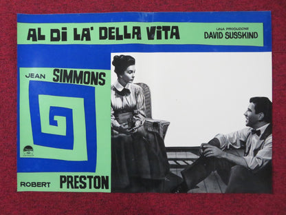 ALL THE WAY HOME - H ITALIAN FOTOBUSTA POSTER JEAN SIMMONS ROBERT PRESTON 1963 - Rendezvous Cinema