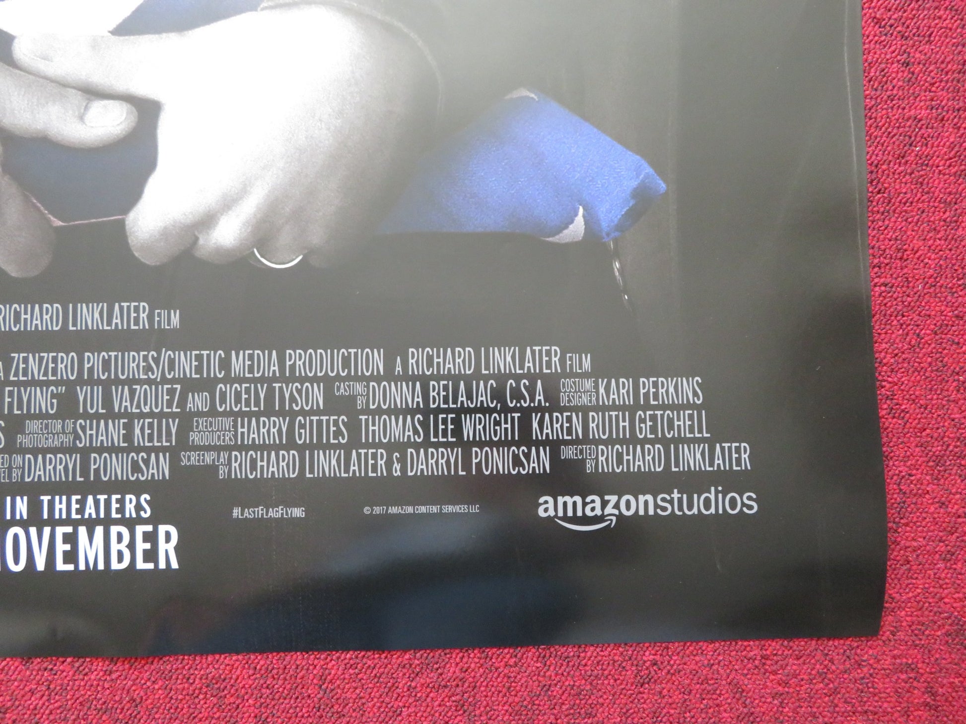LAST FLAG FLYING US ONE SHEET ROLLED POSTER BRYAN CRANSTON L. FISHBURNE 2017 - Rendezvous Cinema