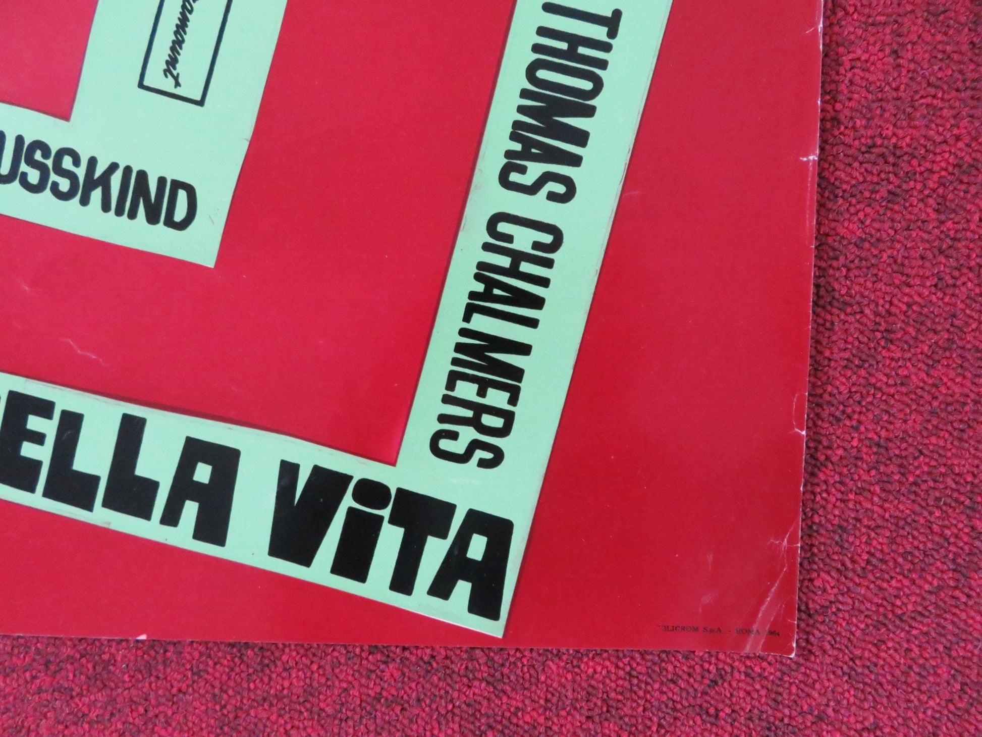 ALL THE WAY HOME - L ITALIAN FOTOBUSTA POSTER JEAN SIMMONS ROBERT PRESTON 1963 - Rendezvous Cinema