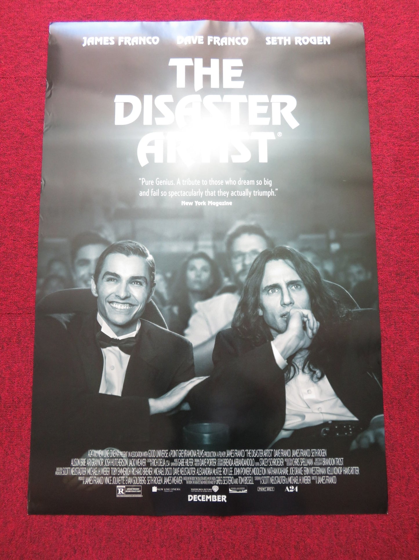 DISASTER ARTIST US ONE SHEET ROLLED POSTER JAMES FRANCO DAVE FRANCO 2017 - Rendezvous Cinema