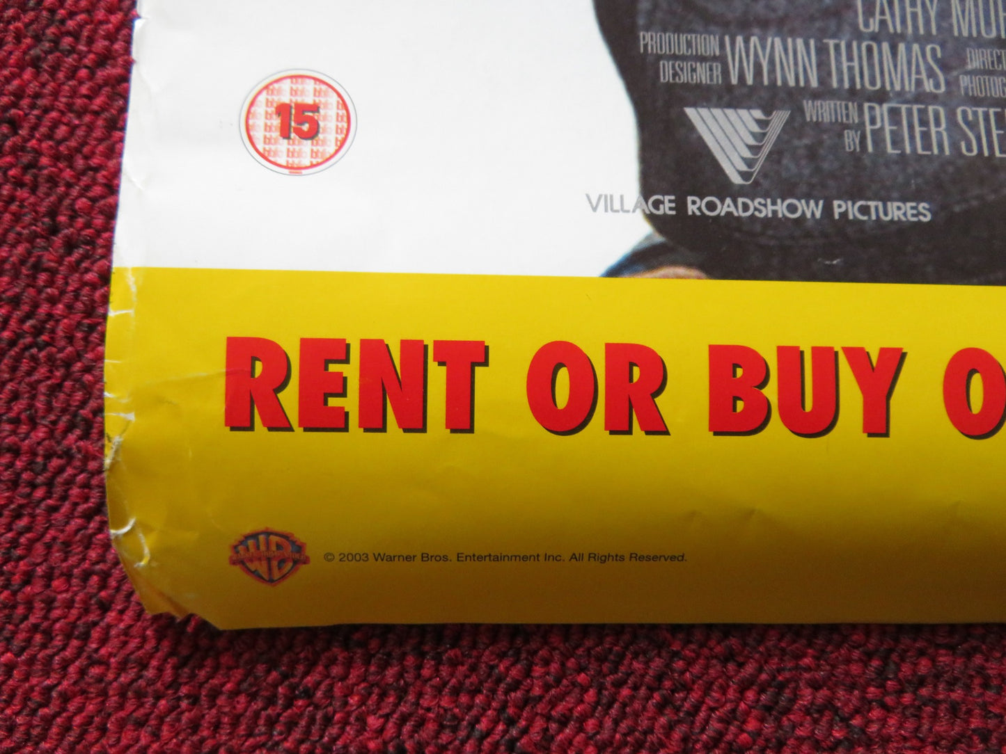 ANALYZE THAT VHS VIDEO POSTER ROBERT DENIRO BILLY CRYSTAL 2002 - Rendezvous Cinema