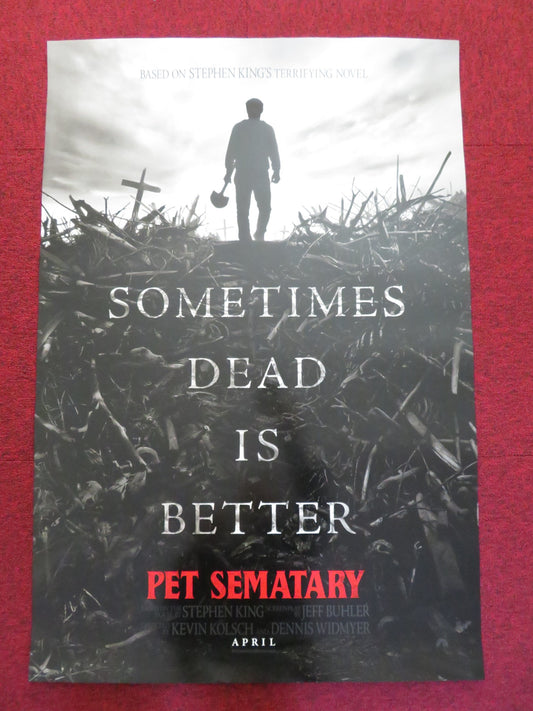 PET SEMATARY US ONE SHEET ROLLED POSTER STEPHEN KING 2019