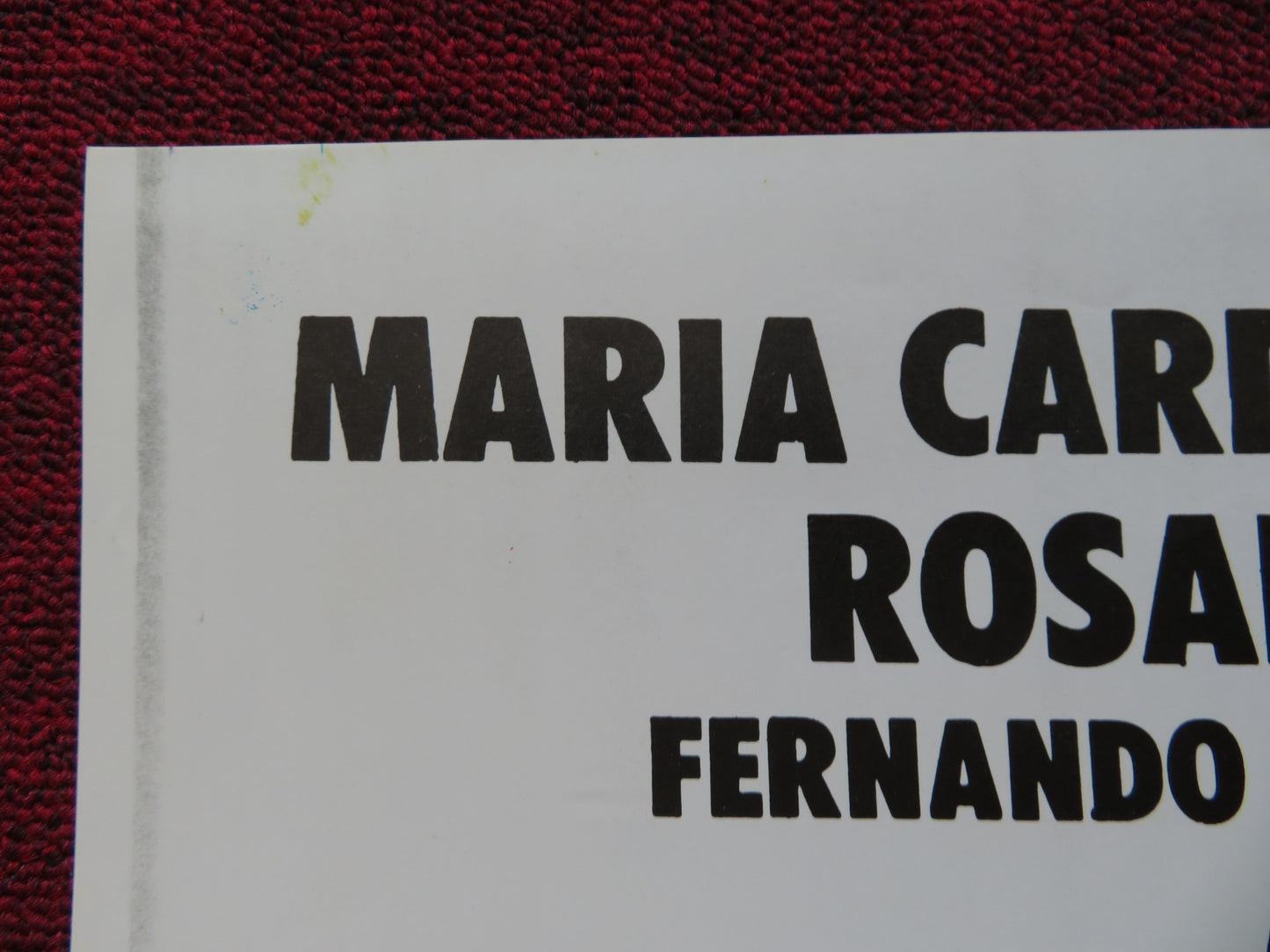 BARRIO SALVAJE FOLDED MEXICAN POSTER MARIA CARDINAL PEDRO INFANTE JR. 1985 - Rendezvous Cinema