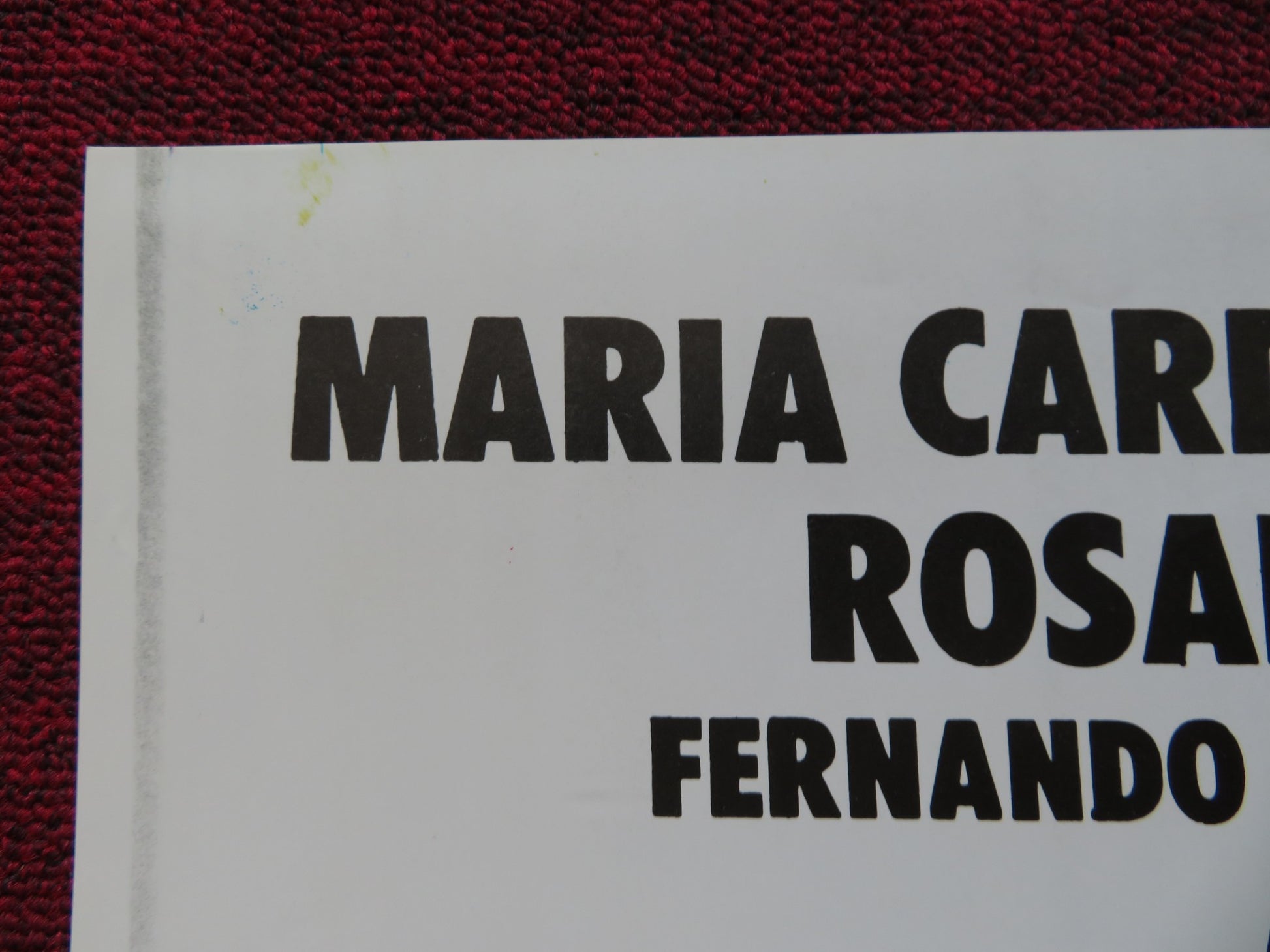 BARRIO SALVAJE FOLDED MEXICAN POSTER MARIA CARDINAL PEDRO INFANTE JR. 1985 - Rendezvous Cinema