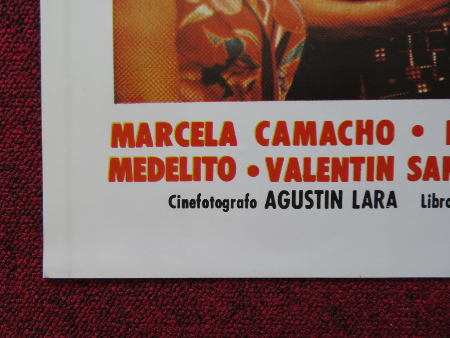 BARRIO SALVAJE FOLDED MEXICAN POSTER MARIA CARDINAL PEDRO INFANTE JR. 1985 - Rendezvous Cinema