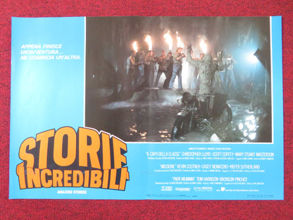 AMAZING STORIES - D ITALIAN FOTOBUSTA POSTER SPIELBERG CHRISTOPHER LLOYD 1987 - Rendezvous Cinema