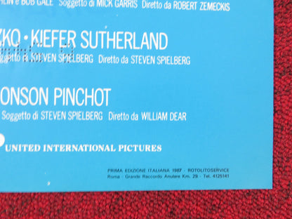 AMAZING STORIES - D ITALIAN FOTOBUSTA POSTER SPIELBERG CHRISTOPHER LLOYD 1987 - Rendezvous Cinema
