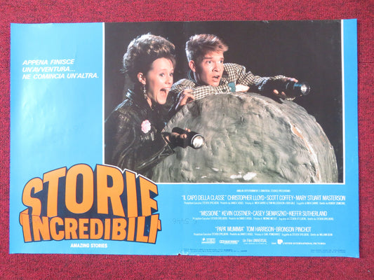 AMAZING STORIES - F ITALIAN FOTOBUSTA POSTER SPIELBERG CHRISTOPHER LLOYD 1987 - Rendezvous Cinema