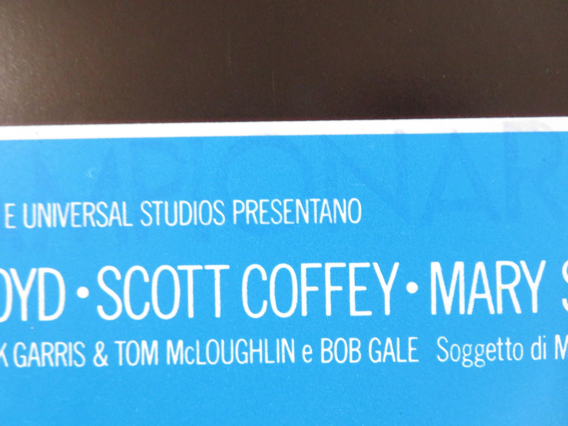 AMAZING STORIES - G ITALIAN FOTOBUSTA POSTER SPIELBERG CHRISTOPHER LLOYD 1987 - Rendezvous Cinema