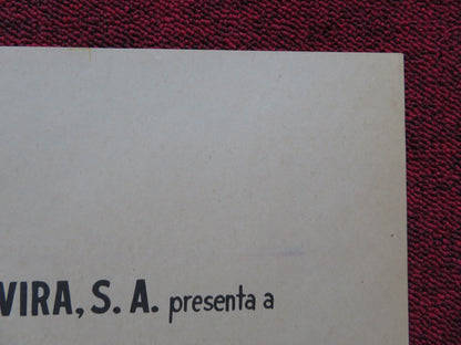 LAVIDA SIGUE IGUAL FOLDED MEXICAN POSTER JULIO IGLESIAS JEAN HARRINGTON 1969 - Rendezvous Cinema