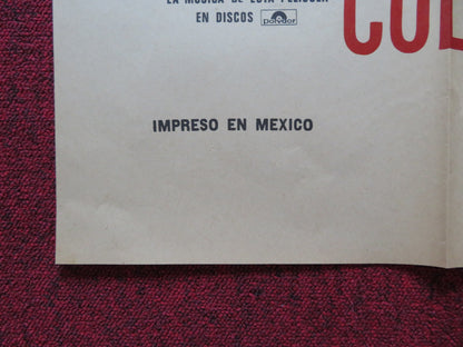 LAVIDA SIGUE IGUAL FOLDED MEXICAN POSTER JULIO IGLESIAS JEAN HARRINGTON 1969 - Rendezvous Cinema