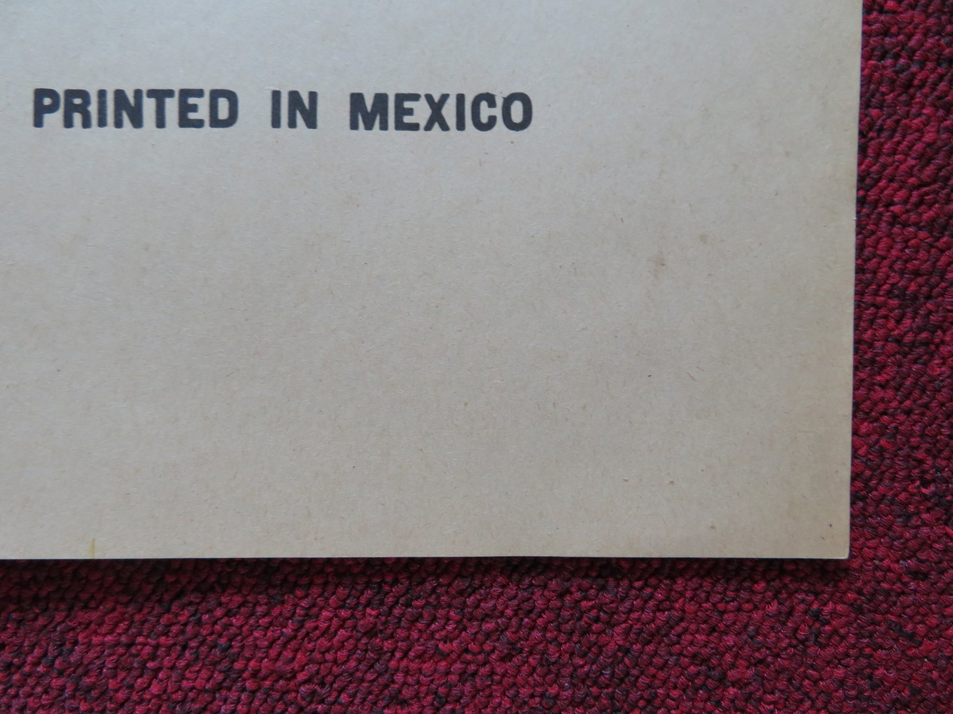 LAVIDA SIGUE IGUAL FOLDED MEXICAN POSTER JULIO IGLESIAS JEAN HARRINGTON 1969 - Rendezvous Cinema