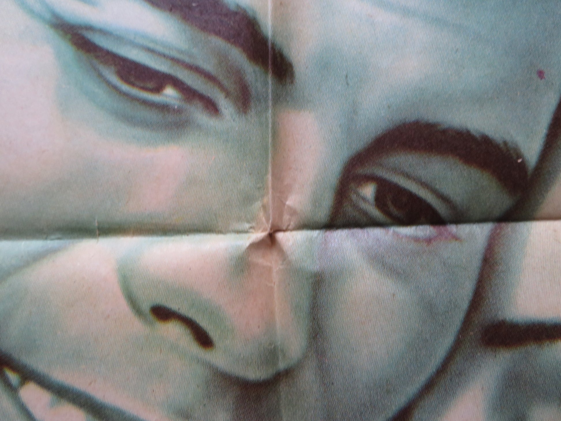 LAVIDA SIGUE IGUAL FOLDED MEXICAN POSTER JULIO IGLESIAS JEAN HARRINGTON 1969 - Rendezvous Cinema