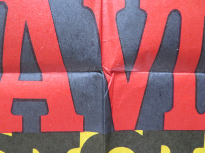 LAVIDA SIGUE IGUAL FOLDED MEXICAN POSTER JULIO IGLESIAS JEAN HARRINGTON 1969 - Rendezvous Cinema