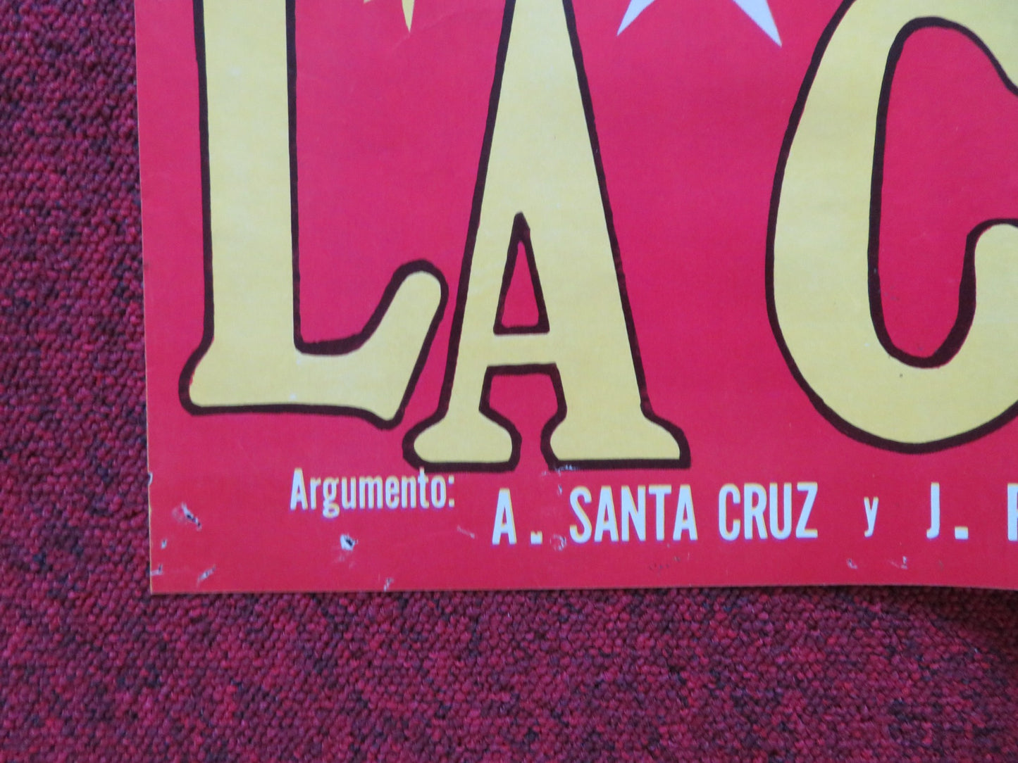 LA COMADRITA FOLDED MEXICAN POSTER MARIA ELENA VELASCO FERNANDO SOLER 1978 - Rendezvous Cinema