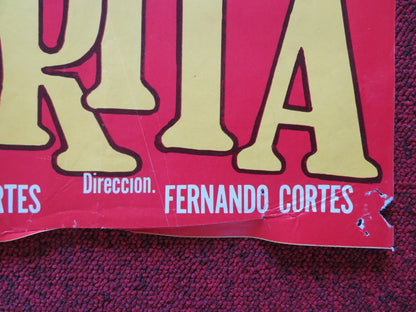 LA COMADRITA FOLDED MEXICAN POSTER MARIA ELENA VELASCO FERNANDO SOLER 1978 - Rendezvous Cinema
