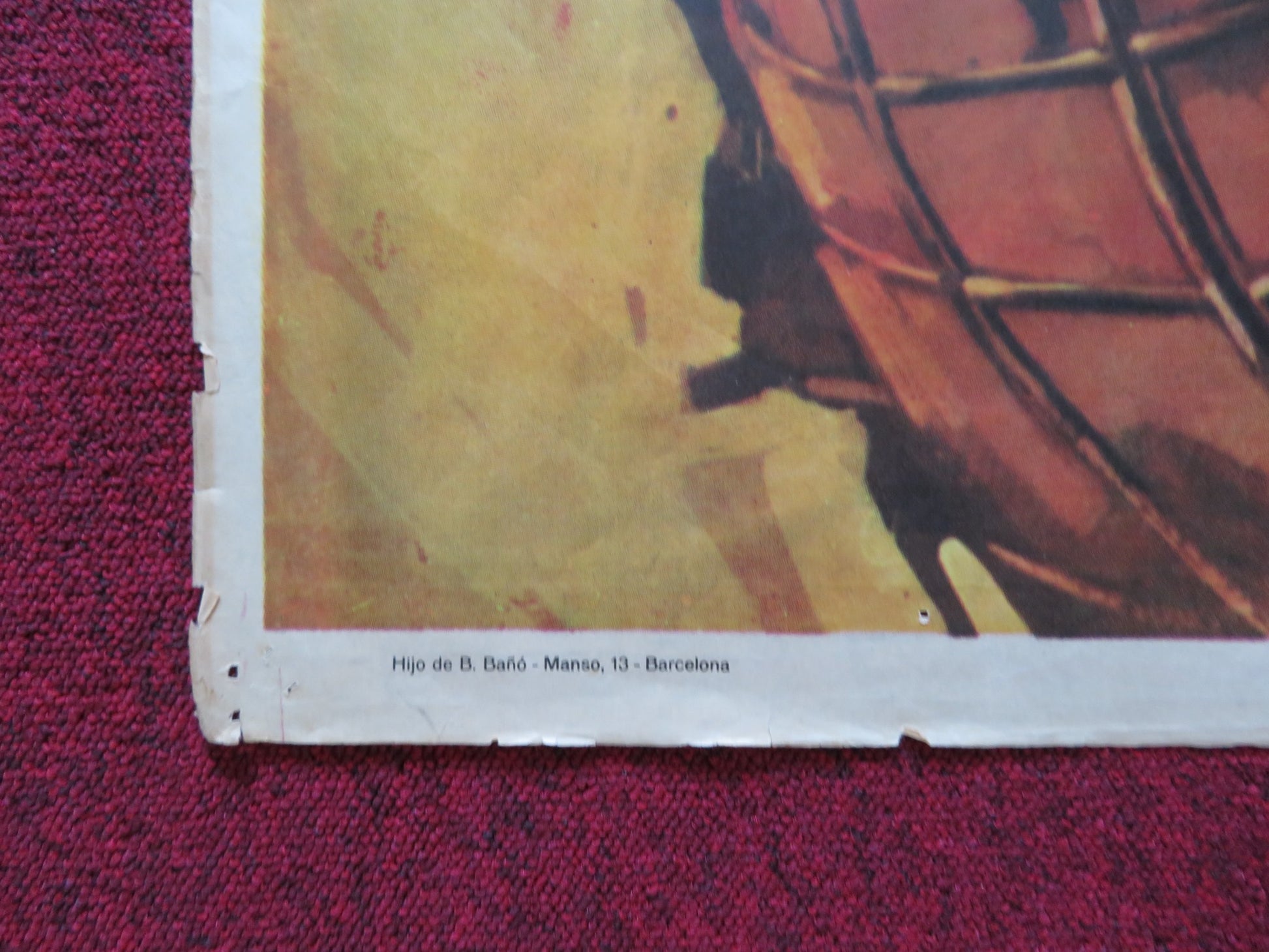 STAGECOACH OF THE CONDEMNED FOLDED MEXICAN POSTER RICHARD HARRISON E. BLANC 1970 - Rendezvous Cinema