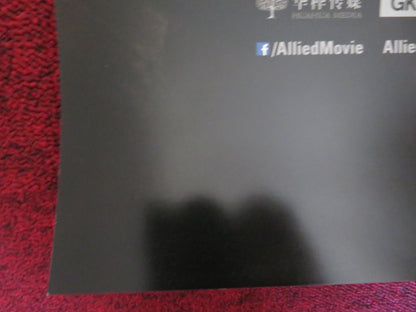 ALLIED US ONE SHEET ROLLED POSTER BRAD PITT MARION COTILLARD 2016 - Rendezvous Cinema