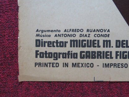 VIVA BENITO CANALES FOLDED MEXICAN POSTER FERNANDO CASANOVA E. QUINTANA 1966 - Rendezvous Cinema
