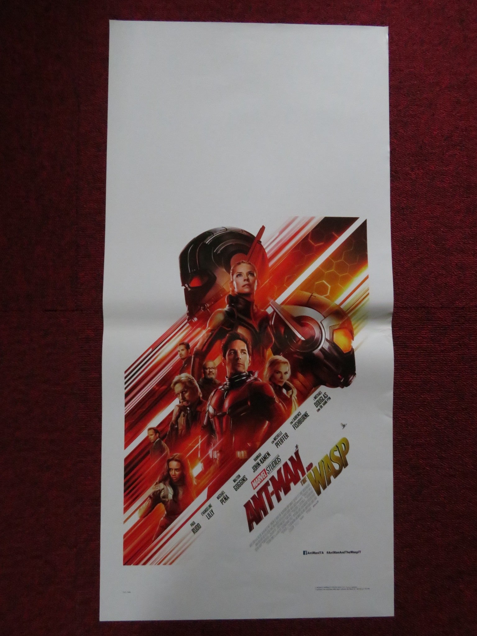 ANT-MAN AND THE WASP ITALIAN LOCANDINA POSTER PAUL RUDD EVANGELINE LILLY 2018 - Rendezvous Cinema