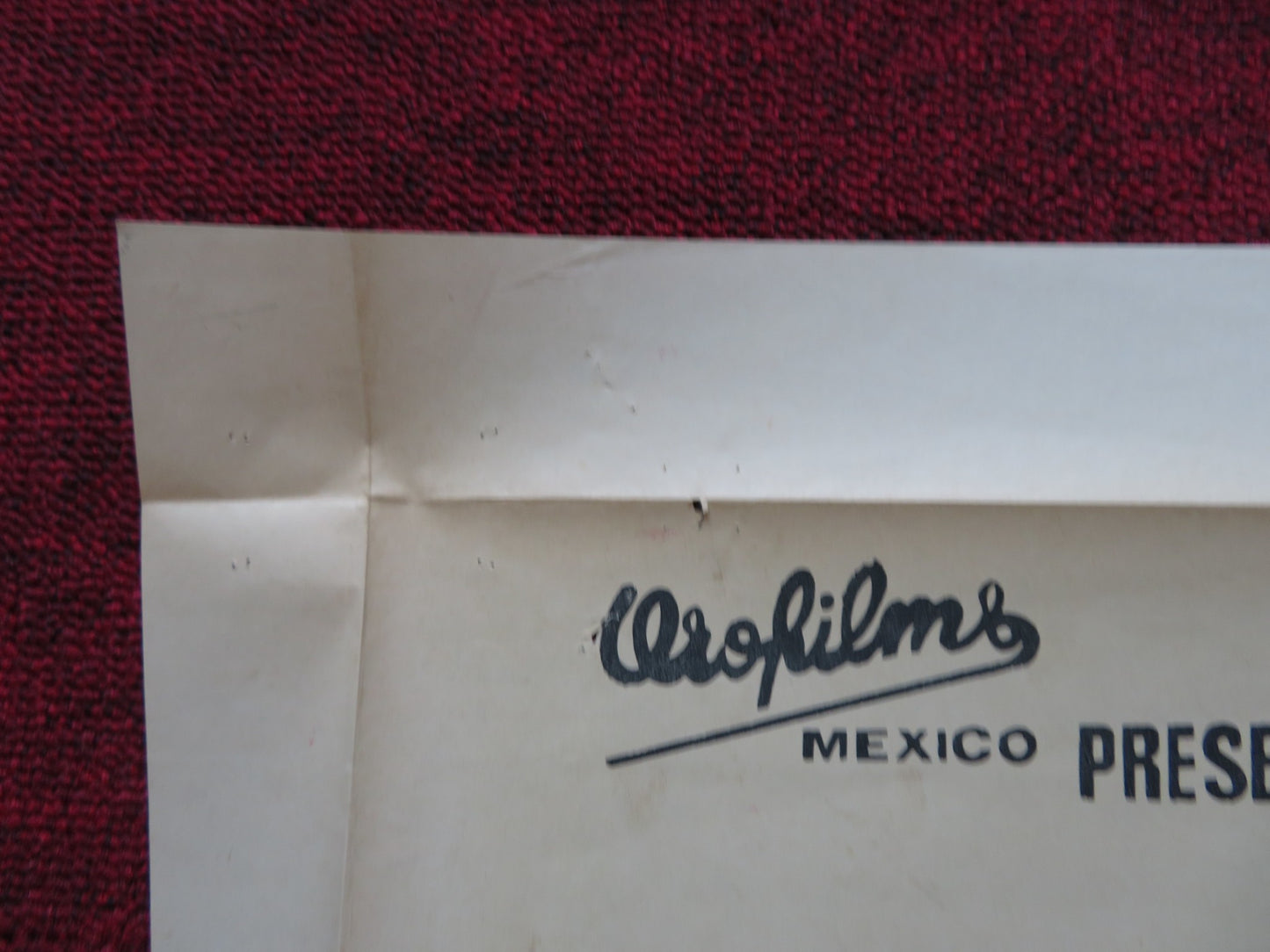 MUCHACHO FOLDED MEXICAN POSTER SANDRO OLINDA BOZAN 1970 - Rendezvous Cinema