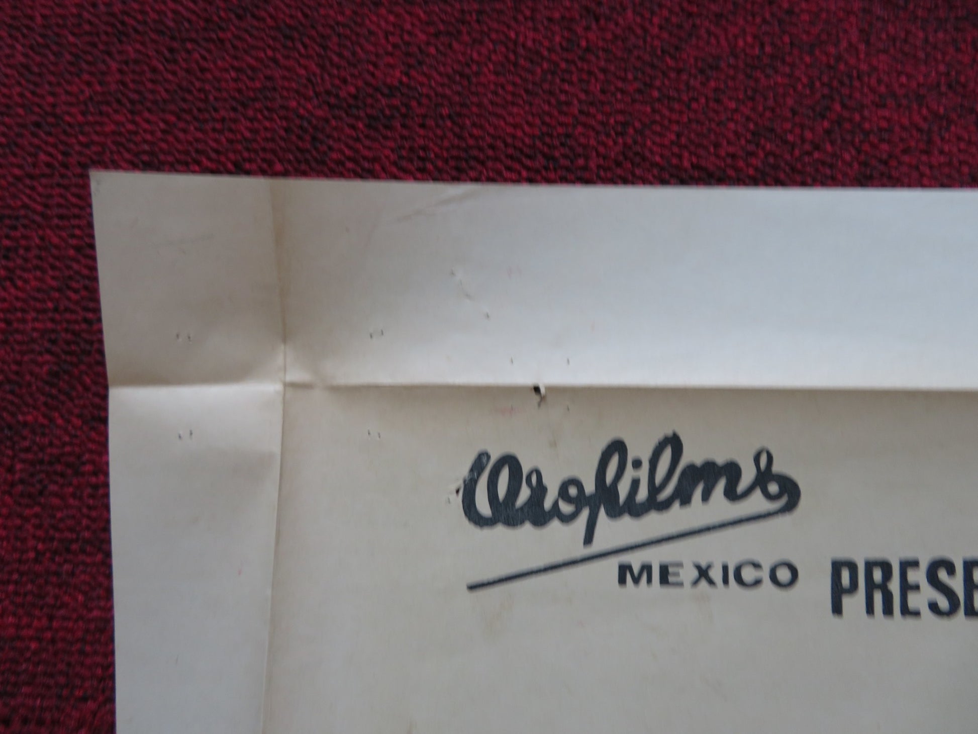 MUCHACHO FOLDED MEXICAN POSTER SANDRO OLINDA BOZAN 1970 - Rendezvous Cinema