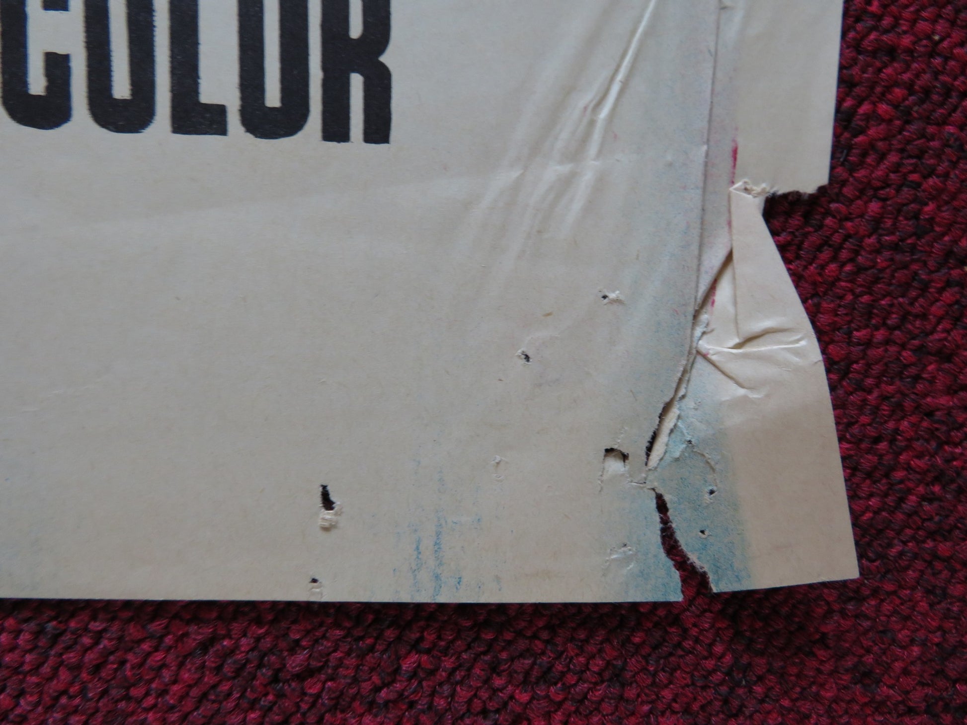 MUCHACHO FOLDED MEXICAN POSTER SANDRO OLINDA BOZAN 1970 - Rendezvous Cinema