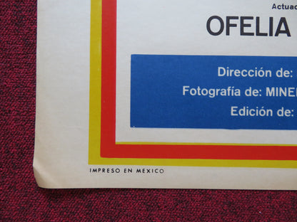 YO SOY EL GALLO FOLDED MEXICAN POSTER TINO ACOSTA JOSE ANTONIO ARCOCHA 1981 - Rendezvous Cinema