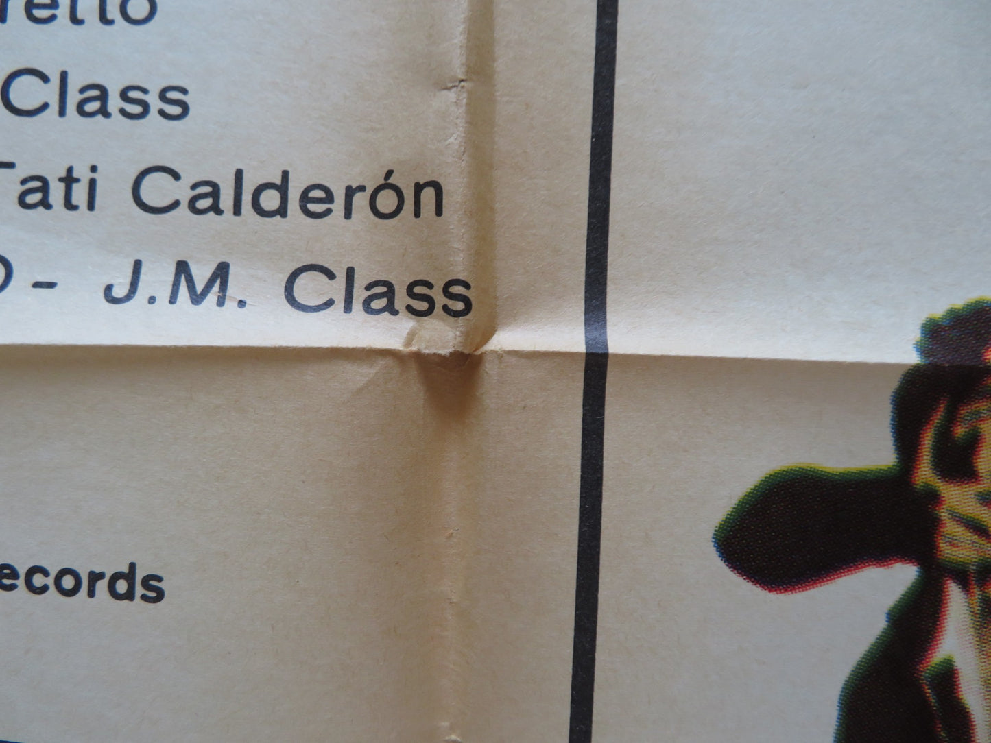 YO SOY EL GALLO FOLDED MEXICAN POSTER TINO ACOSTA JOSE ANTONIO ARCOCHA 1981 - Rendezvous Cinema